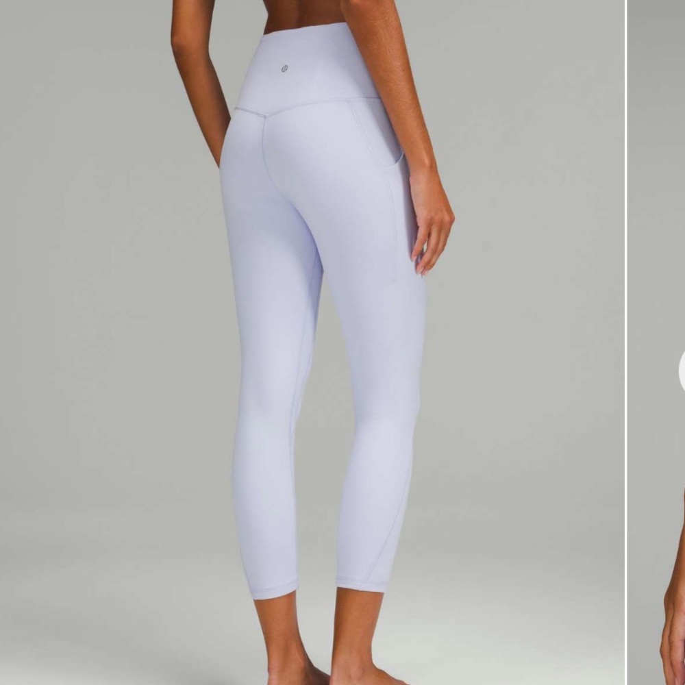Lululemon | Align High-Rise Crop with Pockets 23" | 4 | Pastel Blue